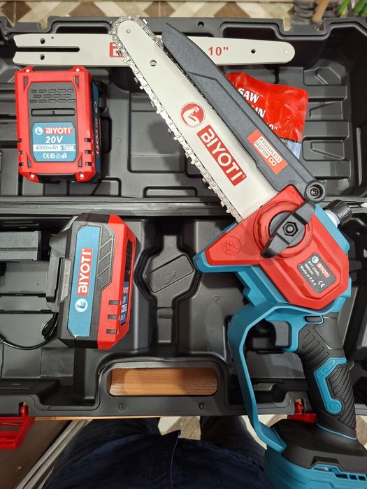 Электропила аккумляторный, цепная пила, elektropila