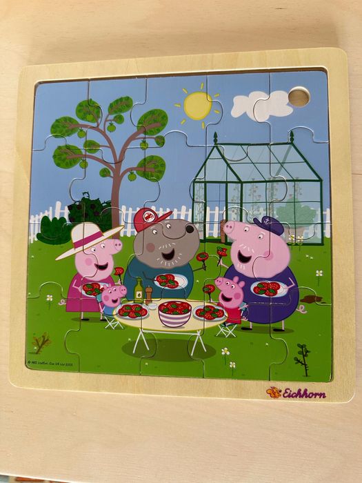 Сет/Лот Прасенцето Пепа (Pepa pig) - комплект пъзели -цветове