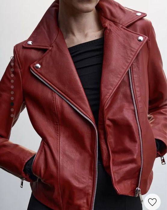 Куртка Mango,кожа 100%