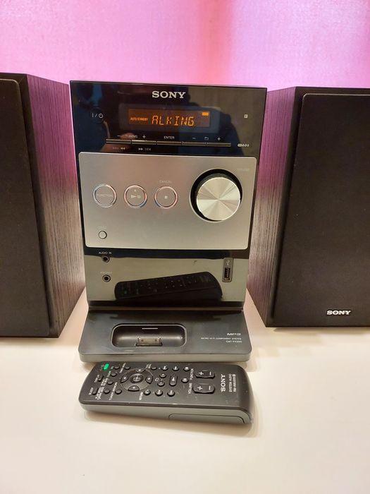 Sistem Sony CMT-FX300i. CD, MP3, RDS, telecomandă. Perfect funcțional.