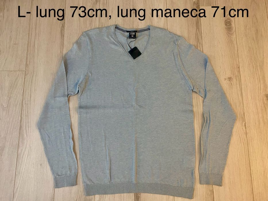 Pulovere bumbac barbatesti marimea L, noi
