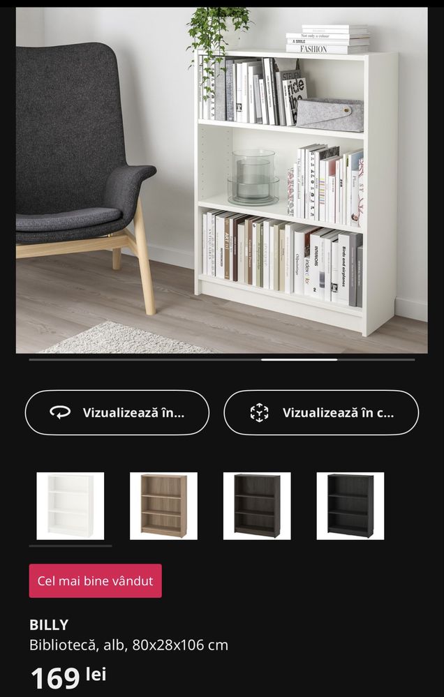 Masa Jysk, si Biblioteca Ikea