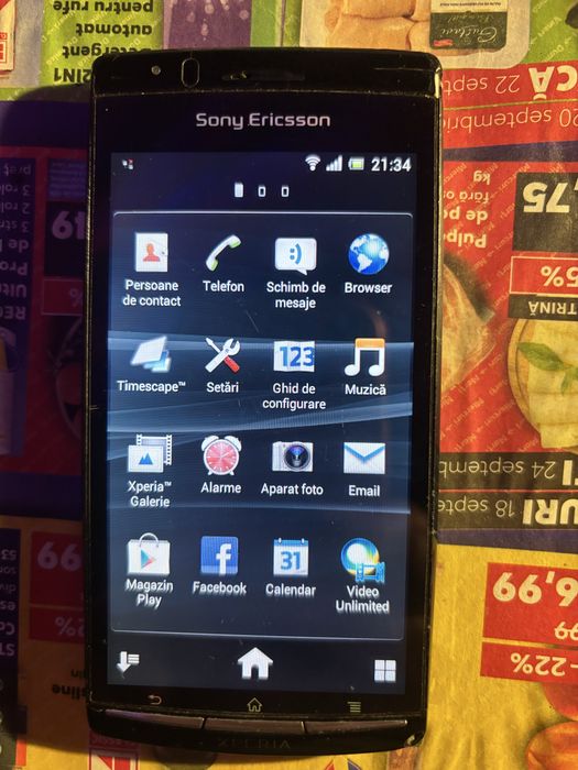 sony ericsson LT-18i (cititi anuntul)