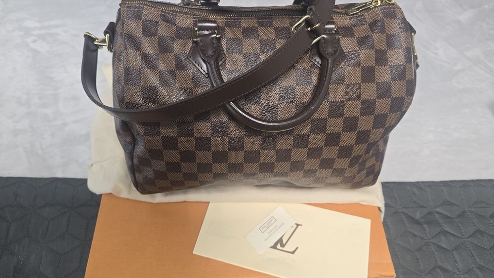 Louis Vuitton Speedy Bandouliere 30,impecabila,cutie,saculet,factura