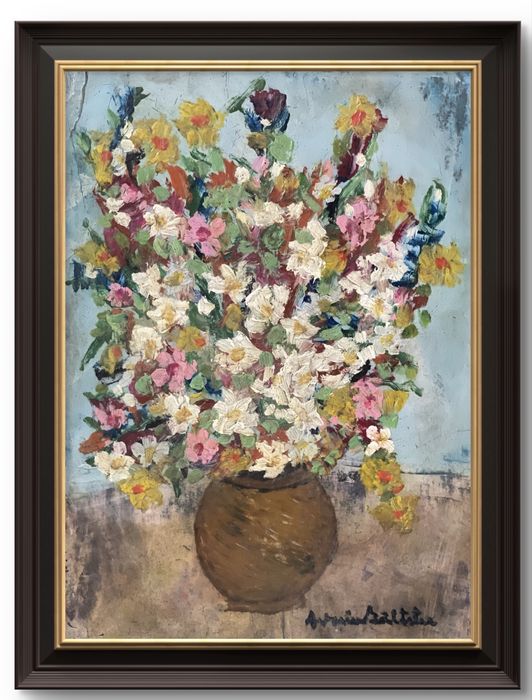 Pictura veche Romaneasca Adam Baltatu