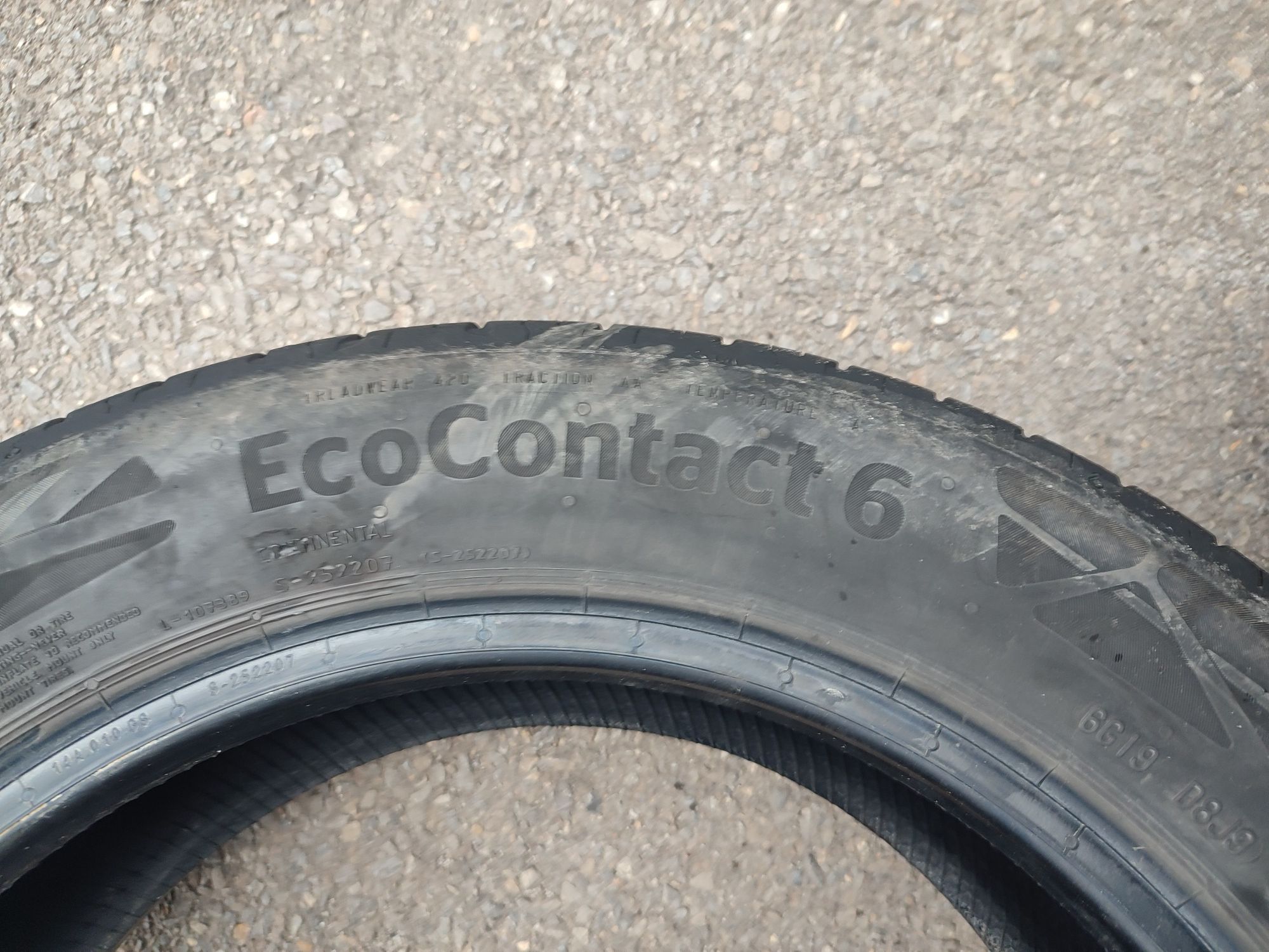 205/55/16" 4бр Continental eco contact 6,dot21г,6мм