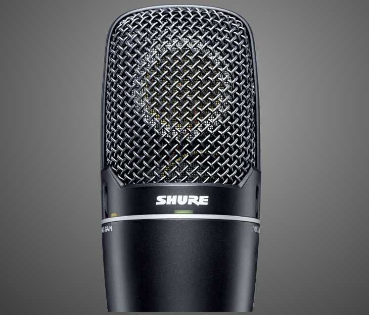 Конденсаторный микрофон SHURE PG27 USB для Plug & Play