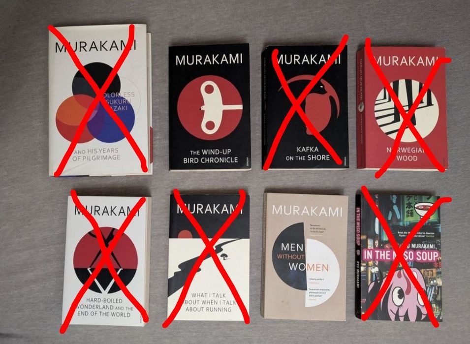 Set 2 carti Haruki Murakami, in engleza