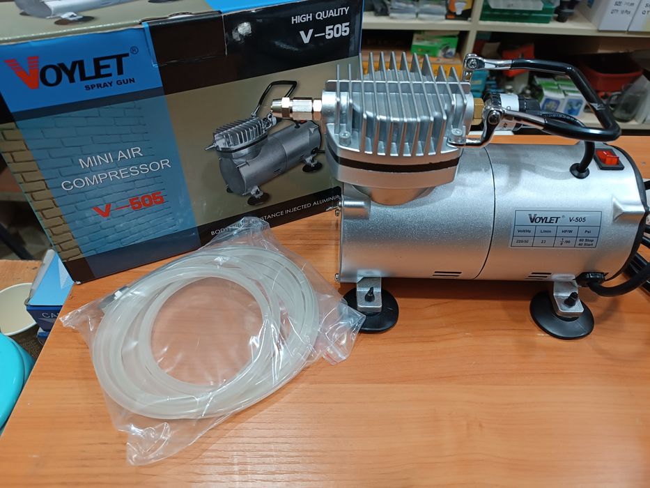 Мини компрессор, компрессор, аэрограф, краскапульт