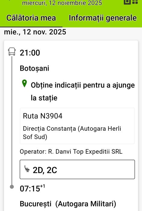 Bilet autocar București