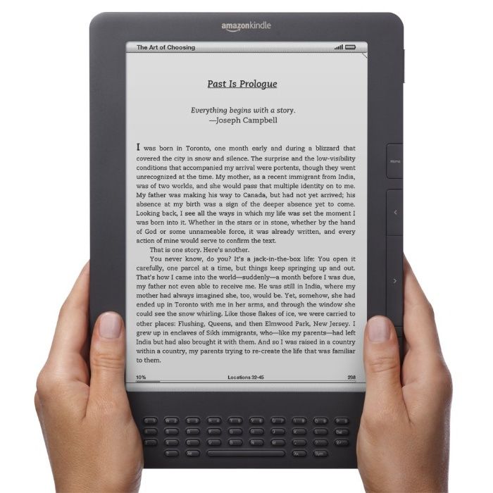 Электронная читалка Amazon Kindle DX с диагональю 9.7 дюймов