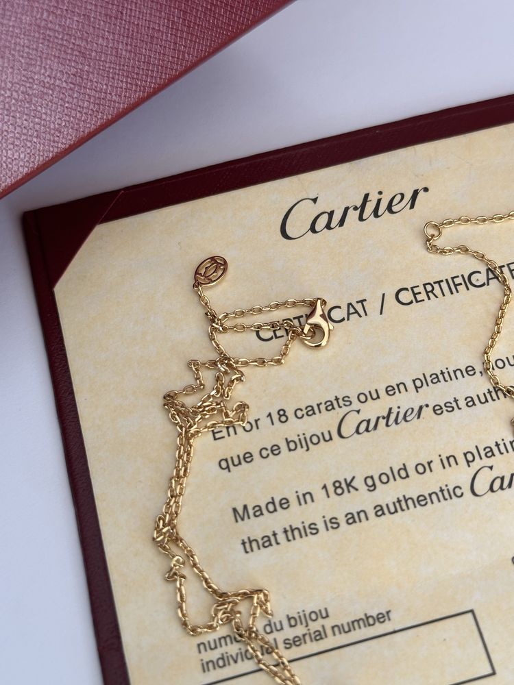 Set brățară, Colier și Cercei Cartier Aur 18K