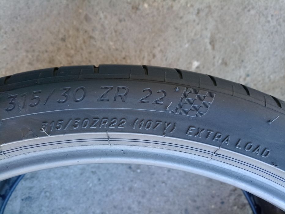 2 anvelope de vara Michelin 315/30 R22 dot 4520