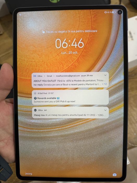 Vand Tableta Huawei Mate Pad Pro 10!