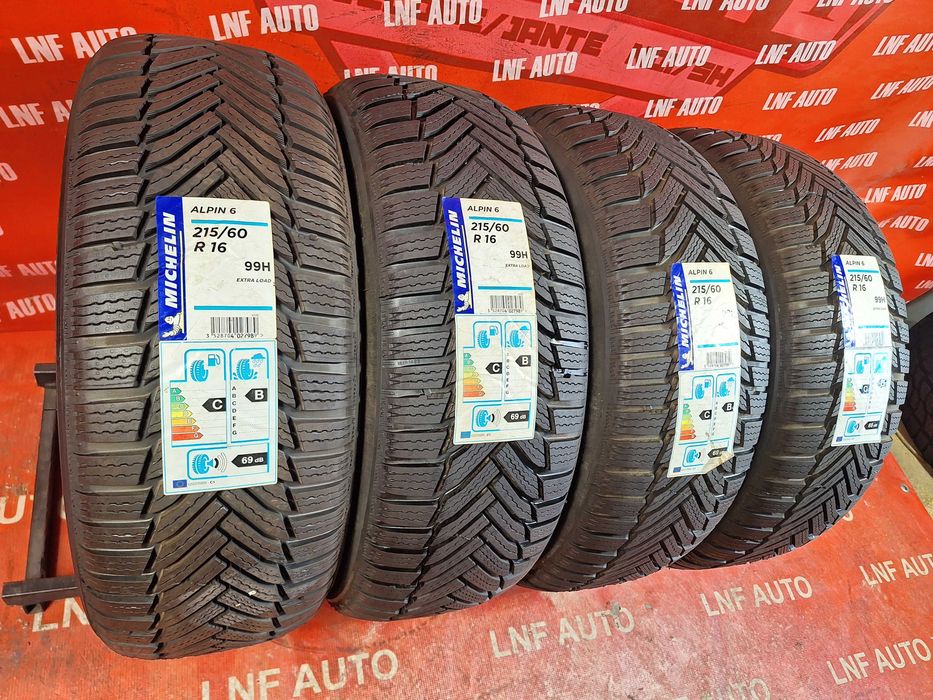 Anvelope de IARNA - 215/60/16 - Michelin 6 - NOI - DOT 2020 !
