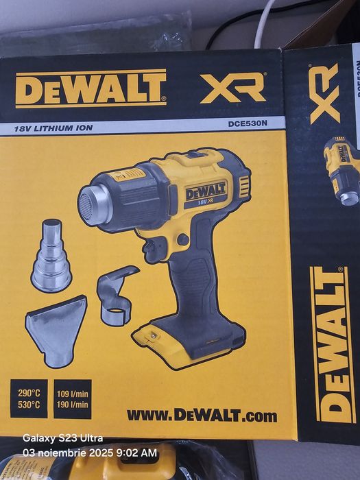 Suflanta DeWALT nouă