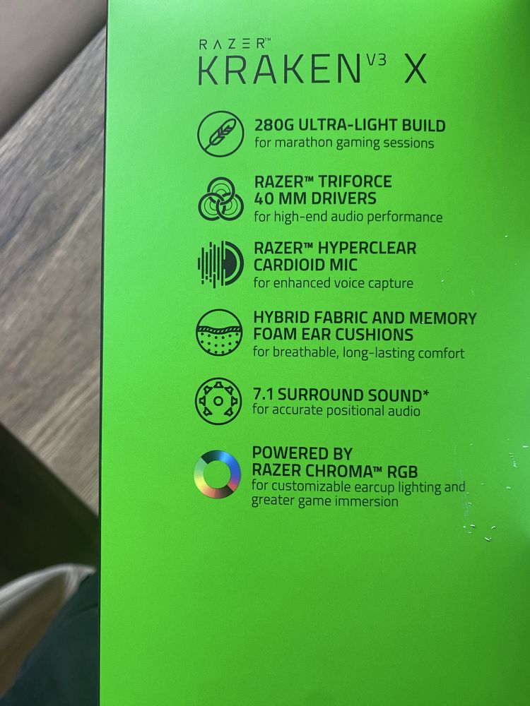 Слушалки - RAZER KRAKEN V3