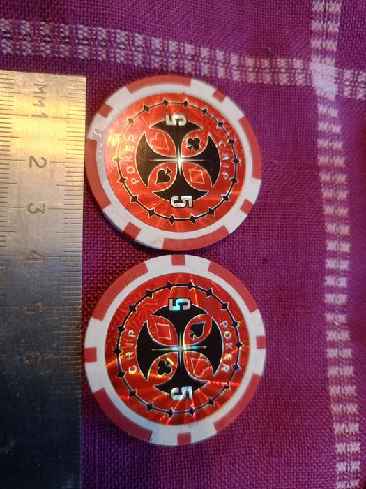 Покер чипове, различни видове