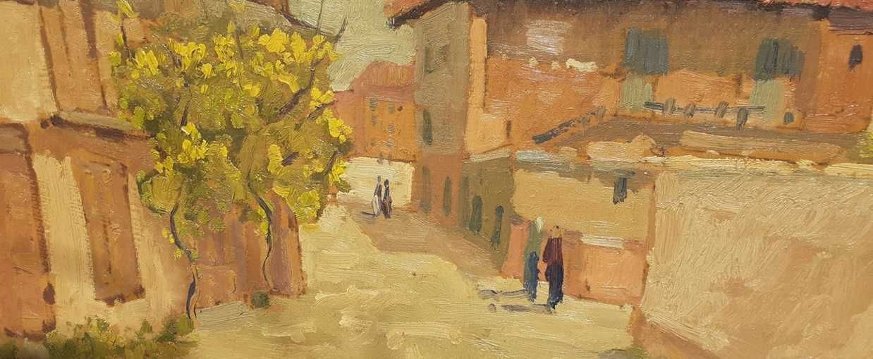 Tablou vechi - Balcic - semnat Scortesco
