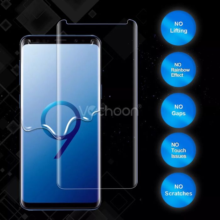 ‼️ UV Стъклен протектор за Samsung S8 S9+ S10 S20 Huawei P30 Pro Mate