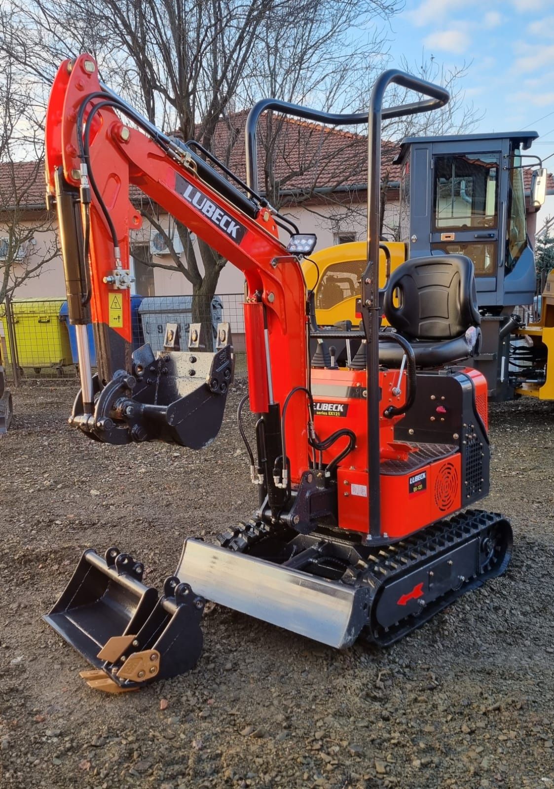 Miniexcavator Lubeck EX 121~Nou~ Garanție 2 ani