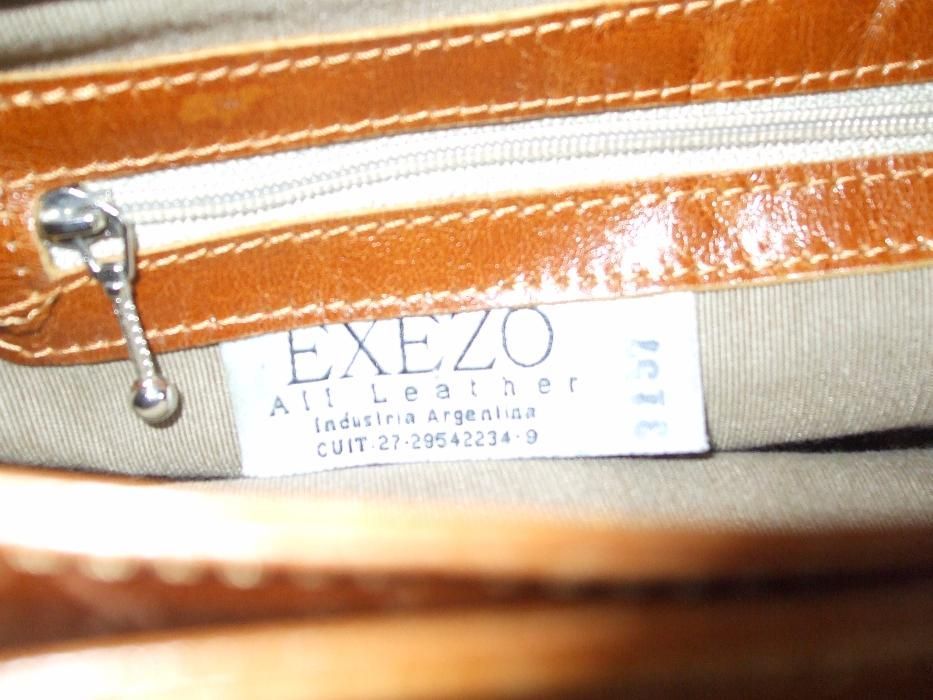 geanta piele exezo all leather made argentina