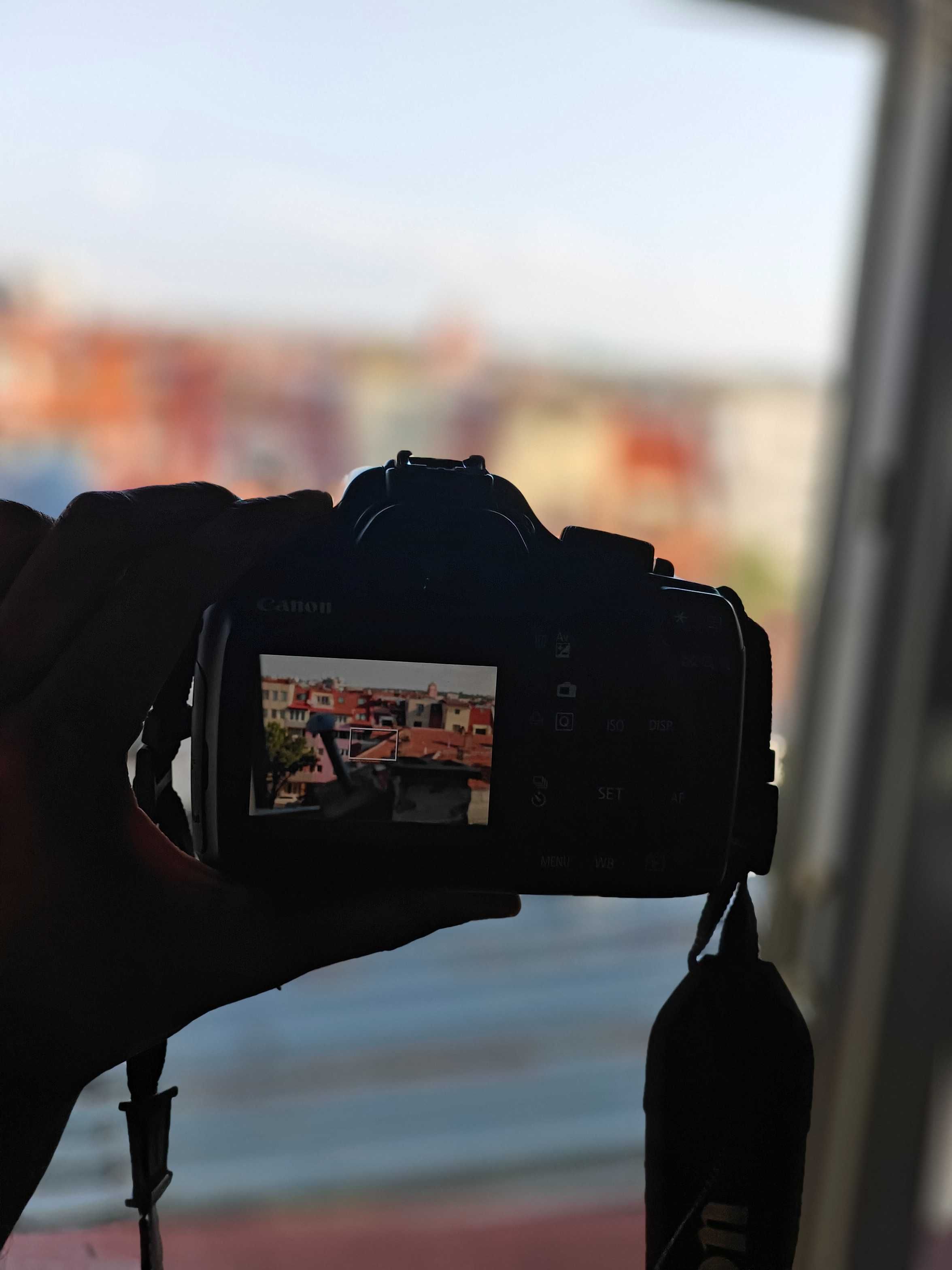 Canon EOS 1100D Camera with accessories