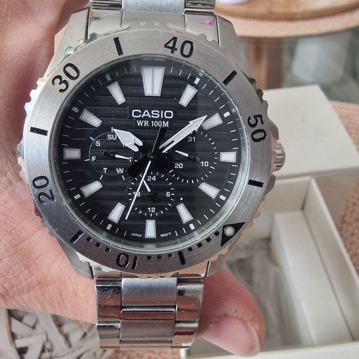 Ceas Casio Cronograf MTD-1086 baterie nouă