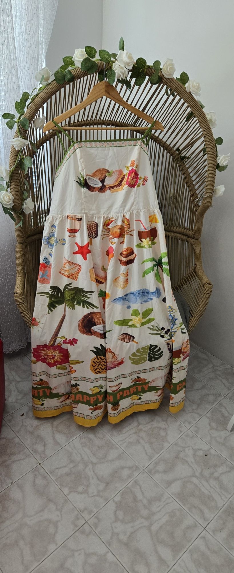 Лятна макси рокля 3хл 3xl 50 EU