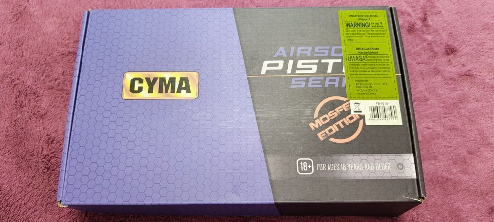 Pistol electric airsoft cyma 127s