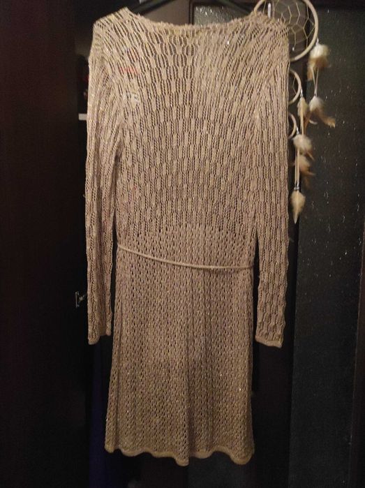 Plovar lung stil italian S-M cu fir auriu