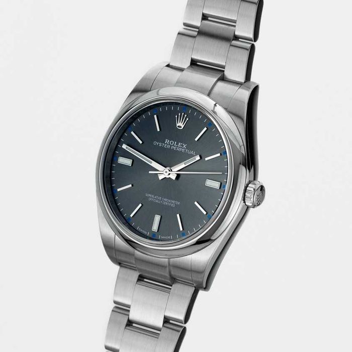 Rolex Oyster Perpetual 114300 Dark Rhodium dial