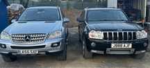 Dezmembrez Mercedes ML / Jeep motor 3.0 V6 Mercedes