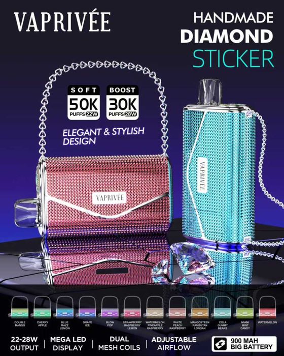 Cadoul Perfect !Vape tip Geanta Plic 50.000 puffuri