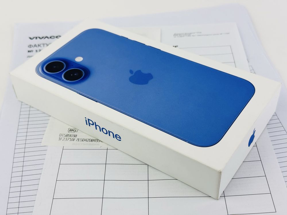 НОВ! Apple iPhone 16 128GB Ultramarine 2г. Гаранция!