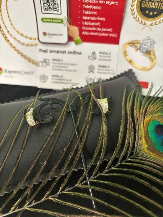 Cercei aur 14K 2.51g (B.58113.3-Tatarasi) Garantie 2 ani-964 Lei