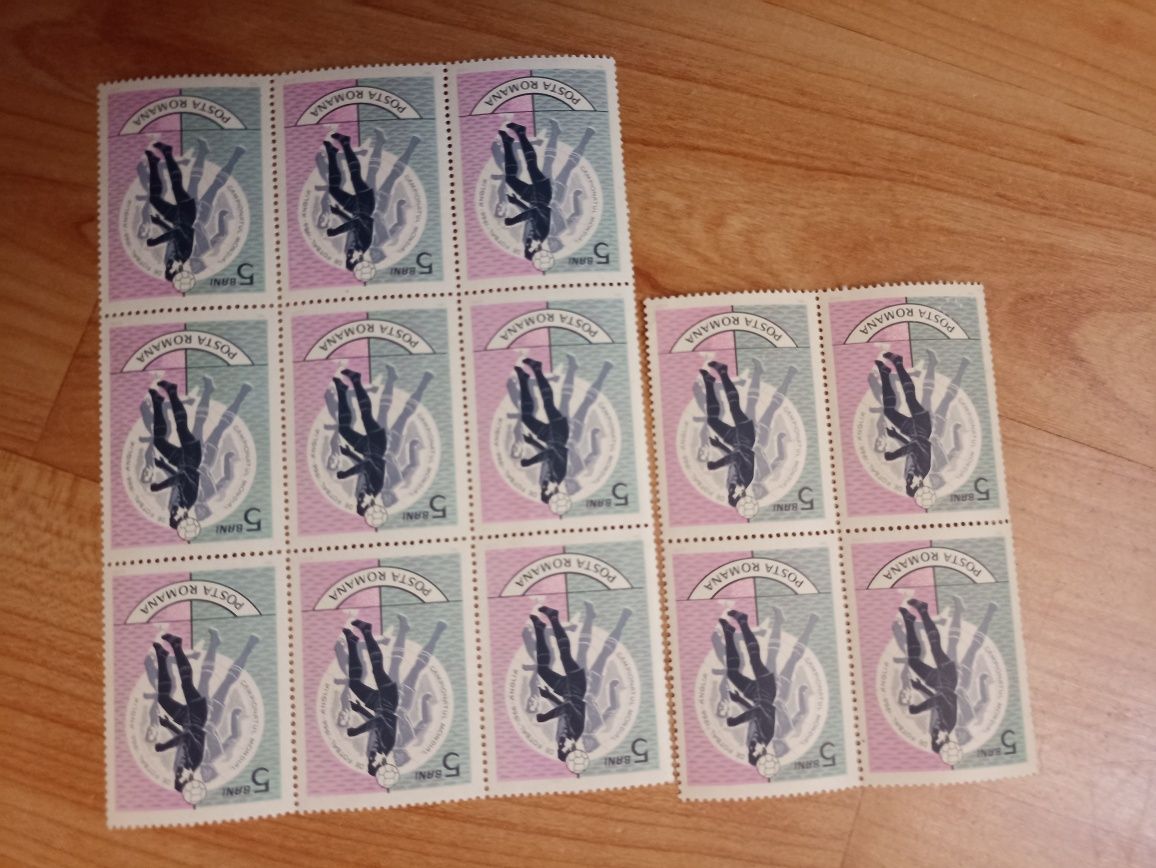 Blocuri de timbre vechi