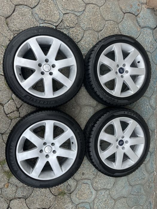 Jante 5x108mm, anvelope iarna, 215/50 R17 Ford Focus, Volvo, Peugeot