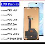 Pcd ecran display Huawei P30 P40 Lite Mate 30 Nova 5T 9SE 8i Honor 8x