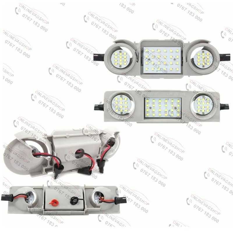 Led interior plafoniera fata + spate Passat B6 B7 CC Golf 5 Octavia 2