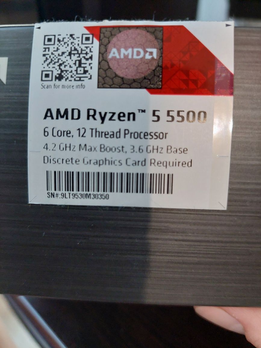 Ryzen 5 5500 3,6 GHz