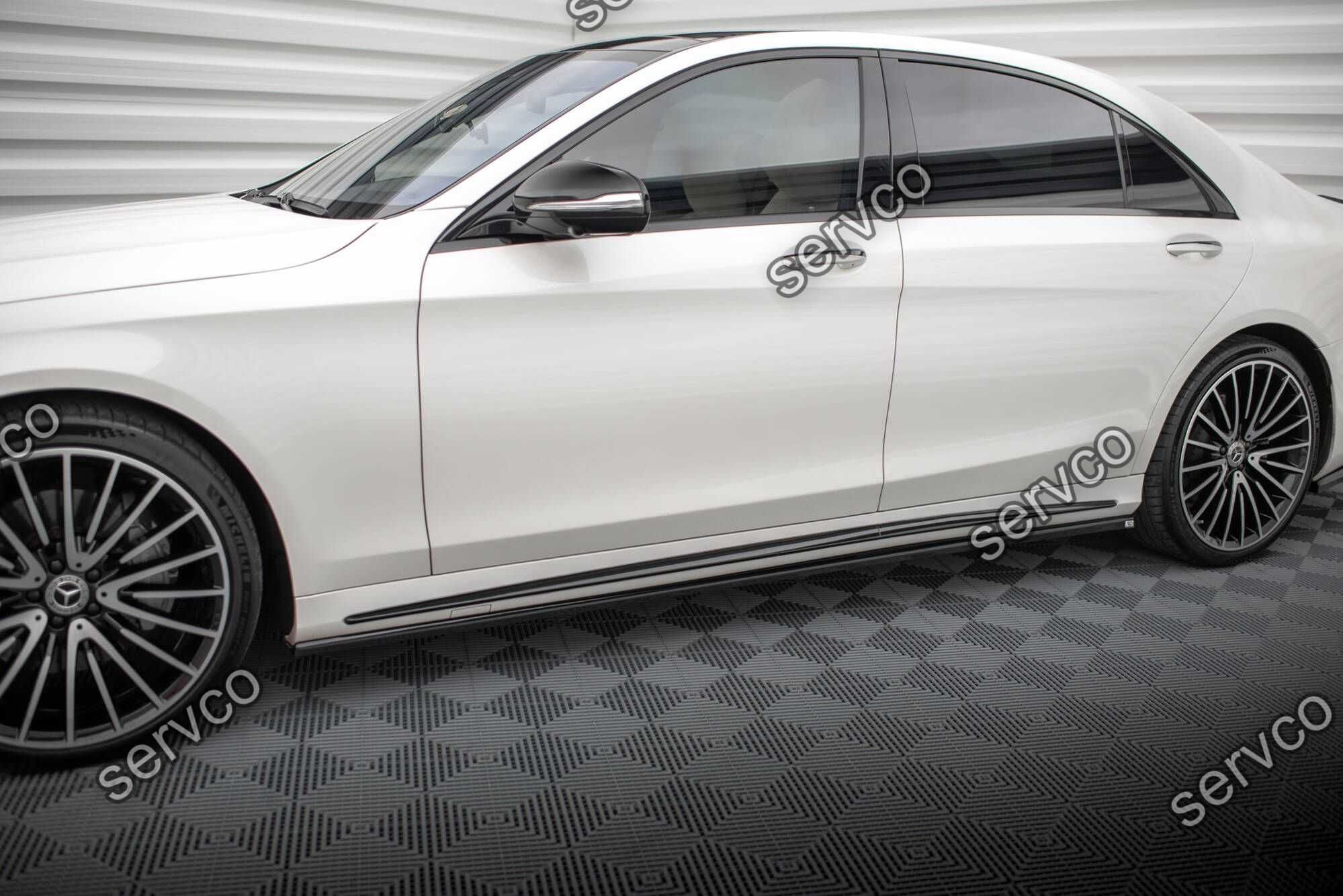 Praguri Mercedes S Class W222 AMG-Line 2017-2020 v3 - Maxton Design