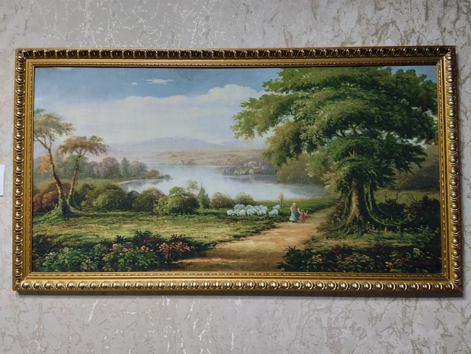 Картины на текстиле.