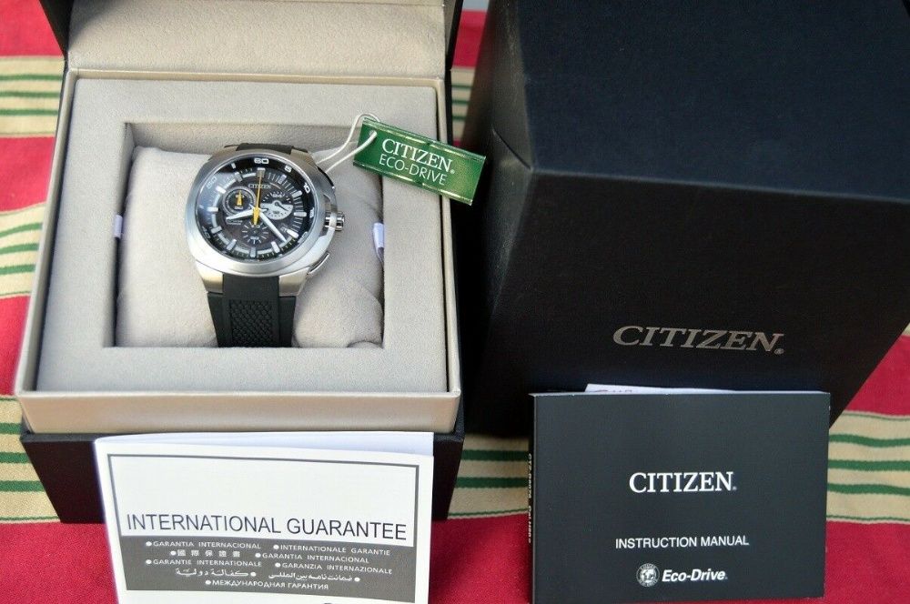 Collector Edition: Citizen Eco-Drive Chrono Titanium, Nou/ Retail 895$