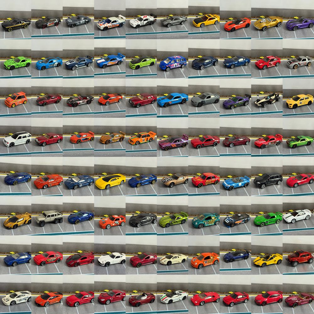 Hot wheels, Matchbox, Majorette, Siku, Corgi, Welly, Tomica, Realtoy