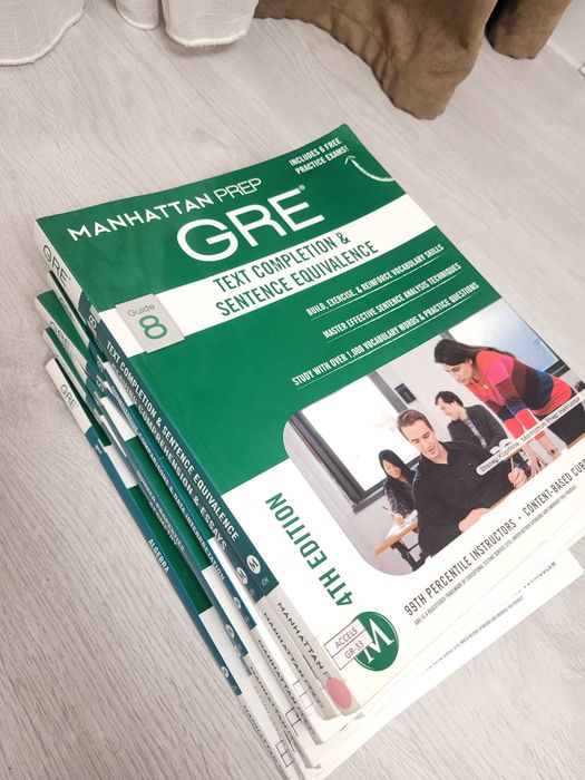 Книги по экзамену GRE (все части)