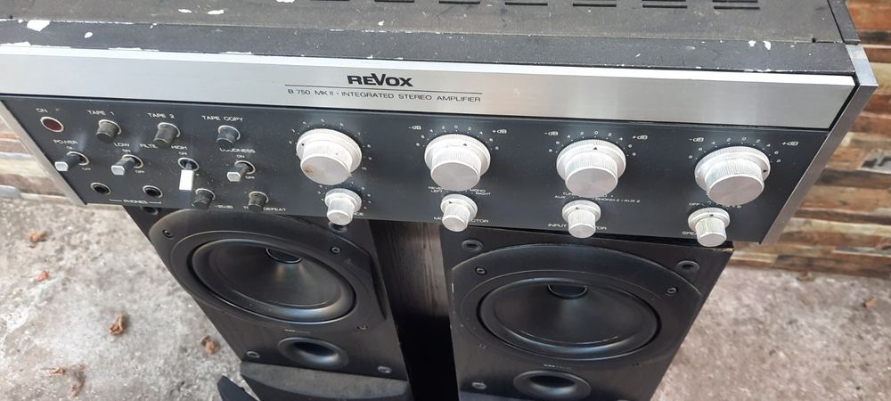 Тонколони Kef Q30 Усилвател Revox B750 mkII