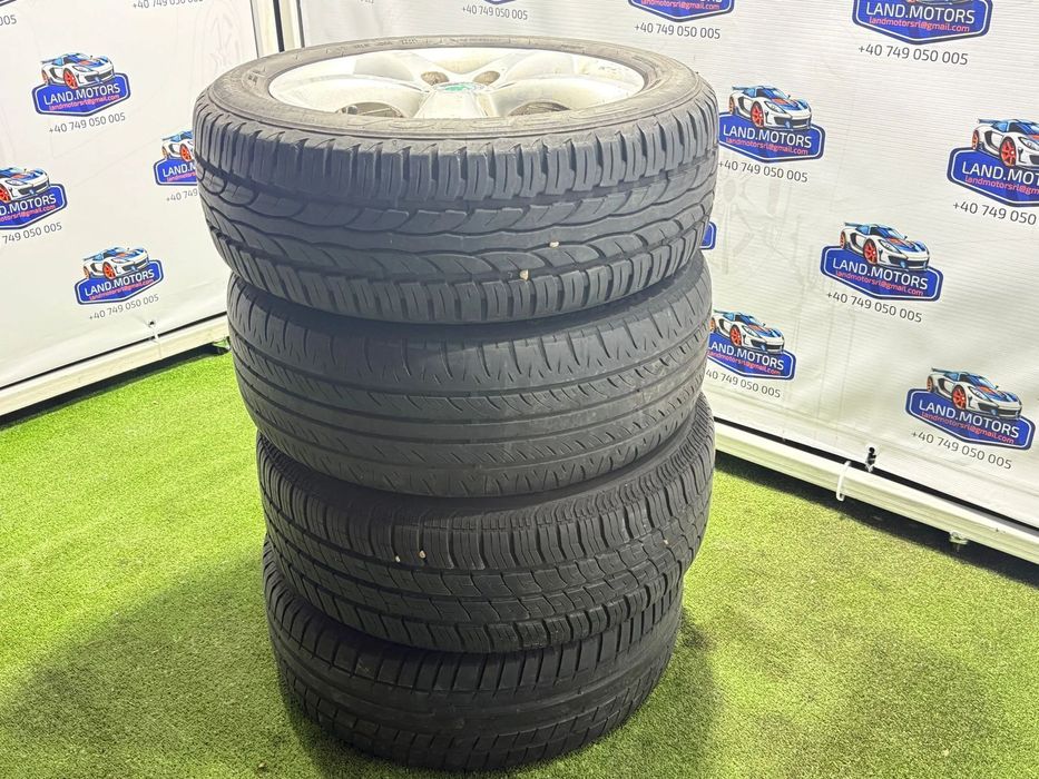 JANTE SKODA R15 / 5x100 / FABIA AMBIENTE II FAB / 195/55 R15 85V / 6JX15 ET43 / 5J0601025A+ CAUCIUCURI (X4)