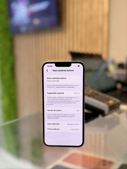 **ATS GSM**iPhone 16e 128Gb White / Baterie100% / Garantie