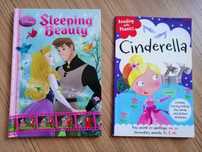 Set 2 carti de povesti in limba engleza Cinderella si Sleeping Beauty.